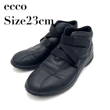 [컨디션 최상] ecco 에코 컴포트 부츠 블랙 23cm