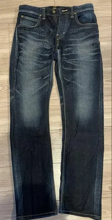 아메리칸 랙 씨 별주 콜라보 Lee 스트레이트 데님 팬츠