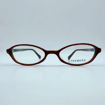 ICEBERG 안경 프레임 레드/브라운 사바에 일본제
