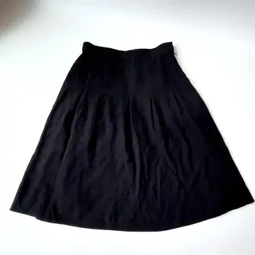 레킵 요시에 이나바 미디 스커트 A라인 블랙 M 38
