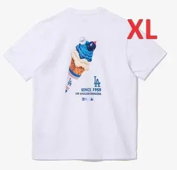 뉴에라 다저스 아이스크림 T셔츠 XL 사이즈