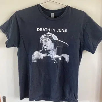 DEATH IN JUNE 구제 밴딩 T셔츠