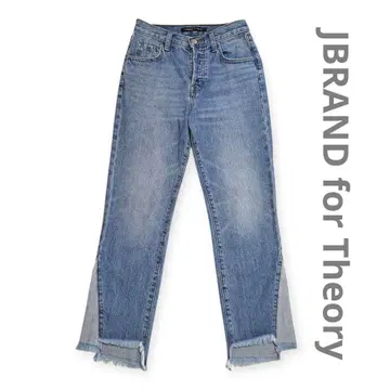 JBRAND for Theory 컷오프 데님 블루 디자인 S