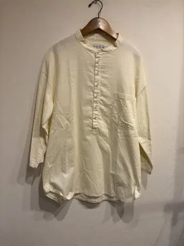EEL charcoal henry 헨리넥 셔츠 이