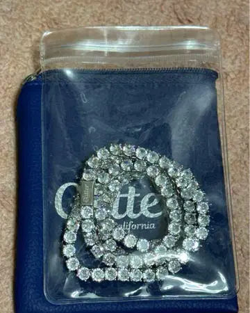 Glitter 테니스 목걸이 46cm