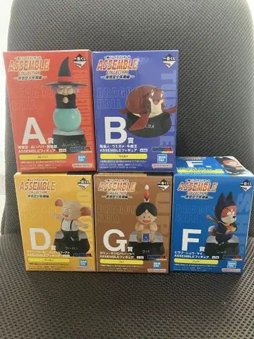 제일복권 드래곤볼 어셈블 컬렉션 A, B, D, F, G상