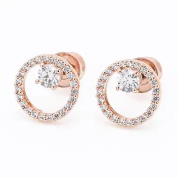 [ SWAROVSKI ] 콘스텔라 스터드 귀걸이 로즈 골드