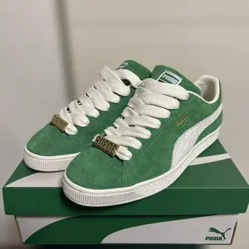 Puma 스웨이드 팻 레이스 그린 us11 새상품급