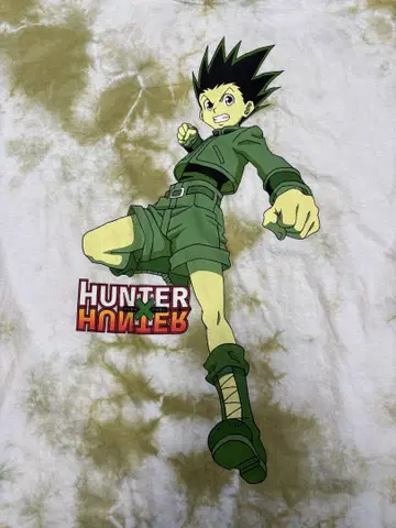 HUNTER x HUNTER 헌터헌터 곤 티셔츠 빅 실루엣