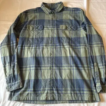 Patagonia 플란넬 셔츠 체크 긴팔 오가닉 코튼 플란넬