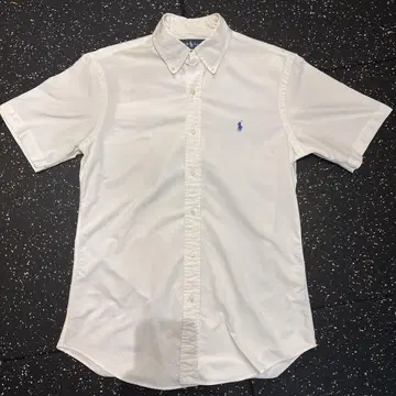 Ralph Lauren 커스텀 핏 반팔 셔츠 화이트 S 사이즈