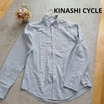 KINASHICYCLE 기나시 사이클 스트라이프 버튼다운 셔츠 L 사이즈