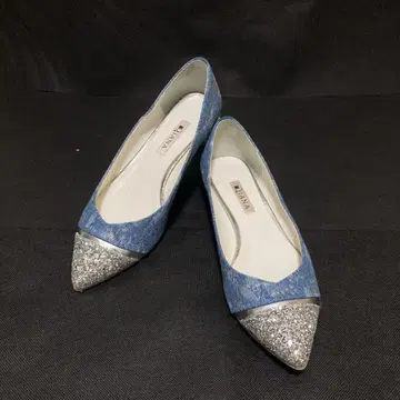 다이애나 DIANA 데님 블루 펌프스 24.5cm