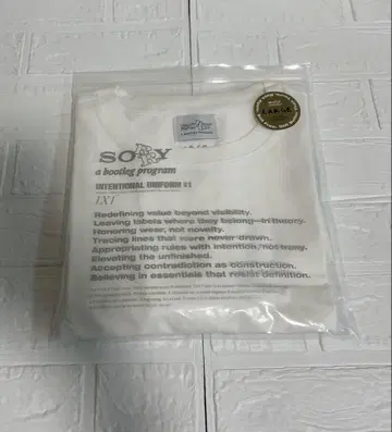 FREEDOM PACK TEE / WHITE 사이즈 L 미사용 새상품