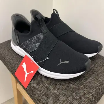 택 포함 PUMA 스니커즈 25.5cm 이즈인 블랙 컬러