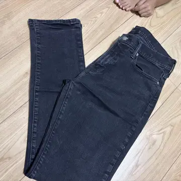 Abercrombie & Fitch 블랙 스키니 데님