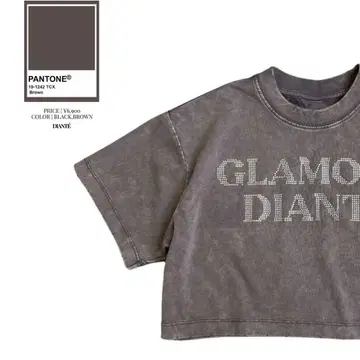 DIANTE Rhinestone pigment tee