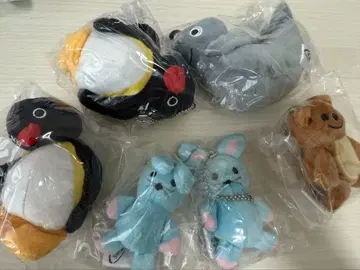 핑구 pingu 가챠 봉제인형 마스코트 키링