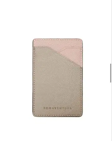 bonaventura 핑크 베이지 탈착형 카드 슬롯