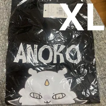 치이카와 초 매지컬 치이카와 티셔츠 ANOKO GANG 블랙