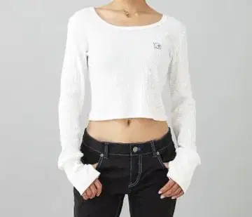 [ 24AW ] X-girl 엑스걸 써멀 롱T