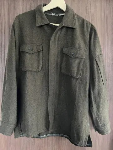 90s GOOD ENOUGH 울 밀리터리 셔츠 자켓 굿이너프