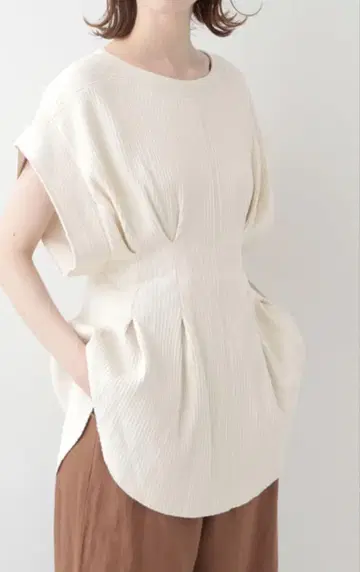 CLANE AKKO SLEEVE HEAVY RIB 리브 티셔츠