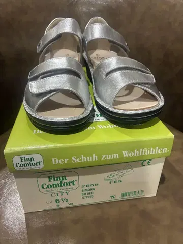 Finn Comfort 페스티벌 실버 UK 6.5 (25.0cm)
