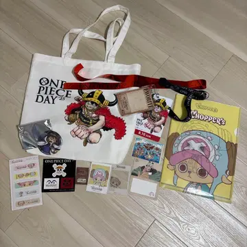 ONE PIECE DAY 25 굿즈 세트 사보 캔뱃지