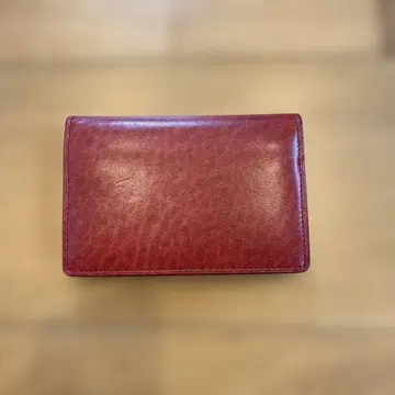 CYPRIS 브라운 명함지갑 도치기 레더