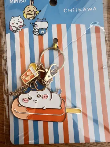 치이카와 miniso 중국 한정 폭염의 여름 키링 하치와레