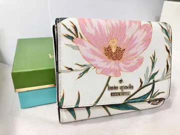 kate spade 플라워 프린트 접이식 지갑