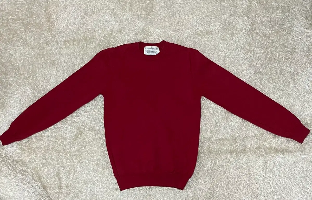 STYLENANDA 스타일난다 Stylenanda Nanda Made Red Knit Sweater - Main Image