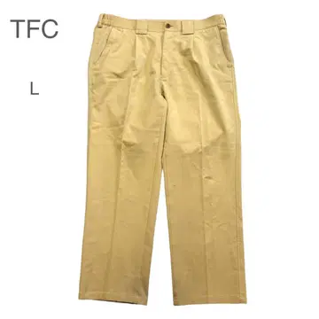 새상품급 TFC 타키효 베이지 슬랙스 팬츠 고급 실루엣 일본 기획