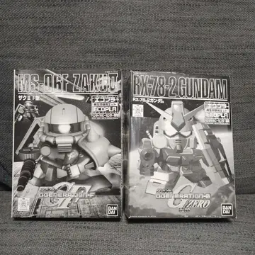 [새상품] 에코프라 RX-78-2 건담, 자쿠 II F형