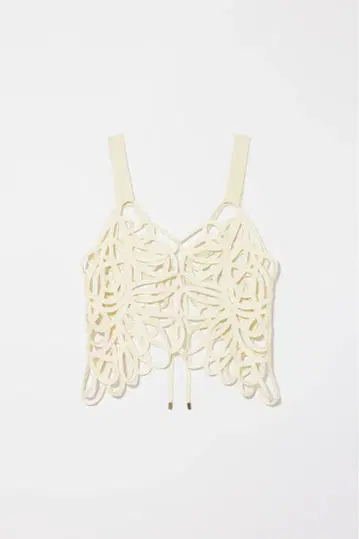 Eaphi EMBROIDERY CORD VEST