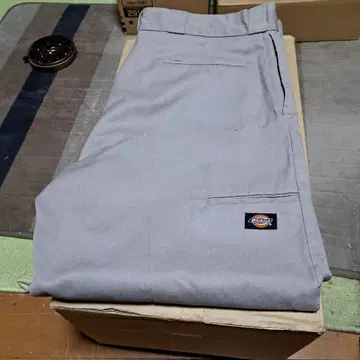 Dickies 더블니 워크 팬츠 38 x 30 실버