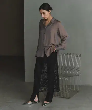 CODEA garden 레이스 랩 스커트