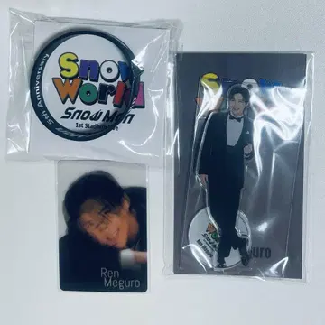 메구로 렌 Snow World 굿즈 3세트