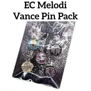 EC Melodi 캔뱃지 5개 세트 핀 배지 핀즈
