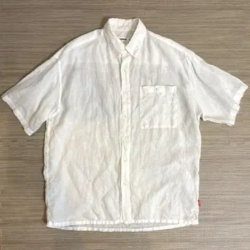 THM (자하드맨) LINEN SHIRTS (화이트) M 사이즈