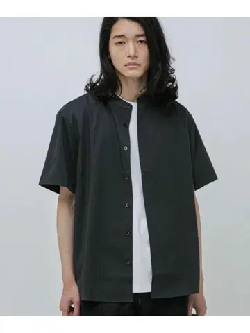 [택 포함 새상품] 스탠다드 와이드 밴드 카라 셔츠