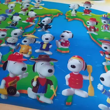 SNOOPY 스누피 맥도날드 판촉 포스터 25년 전 레어 물품