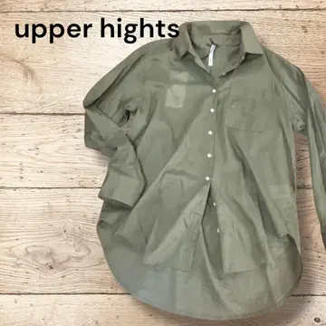 upper hights 새상품 어퍼 하이츠 시어 셔츠 ARMY 겉옷 S