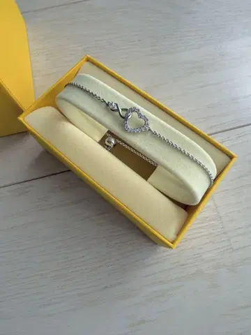 Swarovski Infinity Heart 크리스탈 팔찌