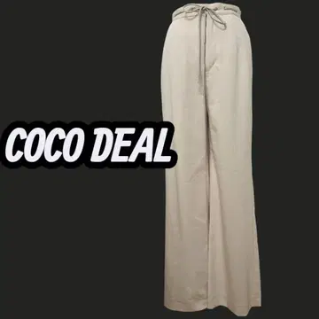 미사용 새상품 COCODEAL 코코딜 스트레이트 팬츠 아이보리 M
