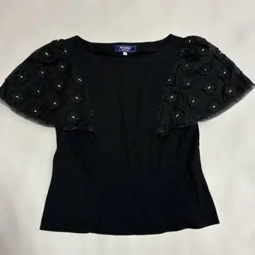 M'S GRACY 플라워 자수 반팔 상의 40