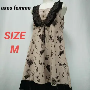 axes femme 엑시즈팜 원피스 점프스커트 올 패턴 리본