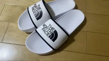 THE NORTH FACE 화이트 슬라이드 샌들 28
