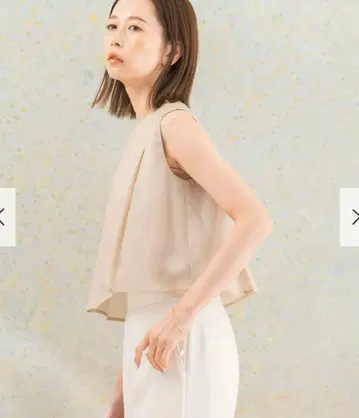 미사용 새상품! 시어 친츠 레이어드 블라우스